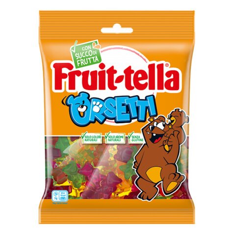 Caramella gommosa - orsetti - formato pocket 90 gr - Fruit-Tella