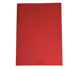 Cartella con elastico 71LD - cartoncino plast. - 70 x 100 cm - rosso - Cartotecnica del Garda