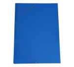 Cartella con elastico angolare - 70 x 100 cm - dorso variabile - cartoncino plastificato - blu - Cartotecnica del Garda