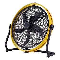 Ventilatore da terra YellowCircle60 - diametro 60 cm - metallo - giallo/nero - CFG