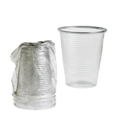 Bicchieri - PLA - 200 ml - trasparente - Leone - conf. 400 pezzi