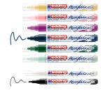 Marcatore permanente acrilico Start Easy Set Nordic - punta tonda fine e media - colori assortiti - Edding - conf. 8 pezzi