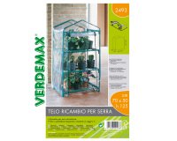 Telo di ricambio - per serra Azalea a 3 ripiani - trasparente - Verdemax