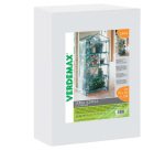 Serra Azalea - 4 ripiani - 70 x 50 x 158 cm - acciaio verniciato/PVC - verde/trasparente - Verdemax