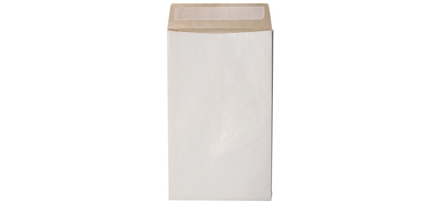 Sacchetto Secursac - antistrappo - B5 - 19 x 26  x 4 cm - 130 gr - bianco - Blasetti - conf. 100 pezzi