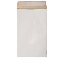 Sacchetto Secursac - antistrappo - A4 - 25 x 35 x 4 cm - 130 gr - bianco - Blasetti - conf. 100 pezzi