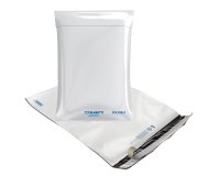 Sacchetto Polyself - per corrieri  - C4 - 27 x 35 cm - PE - bianco/grigio - Blasetti  - conf. 100 pezzi