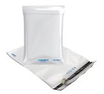 Sacchetto Polyself - per corrieri  - A2 - 50 x 58 cm - PE - bianco/grigio - Blasetti  - conf. 100 pezzi