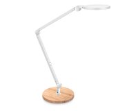 Lampada Giant - a led - con base in legno - bianco - Cep