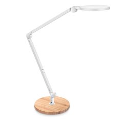 Lampada Giant - a led - con base in legno - bianco - Cep
