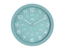 Orologio da parete Riviera Orion 820 Ri - diametro 30 cm - blu menta - Cep