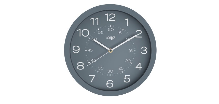 Orologio da parete Mineral Orion 820 Ri - diametro 30 cm - grigio - Cep