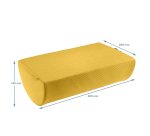 Poggiapiedi Ergo Cosy - giallo - Leitz