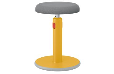 Sgabello sit-stand Ergo Cosy - giallo - Leitz