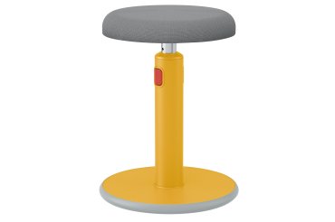 Sgabello sit-stand Ergo Cosy - giallo - Leitz