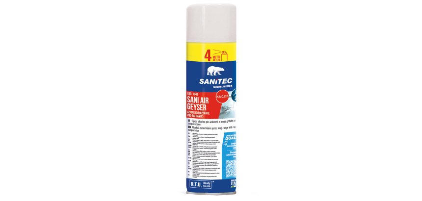 Spray alcolico igienizzante - per ambienti - Sani Air Geyser - 500 ml - Sanitec