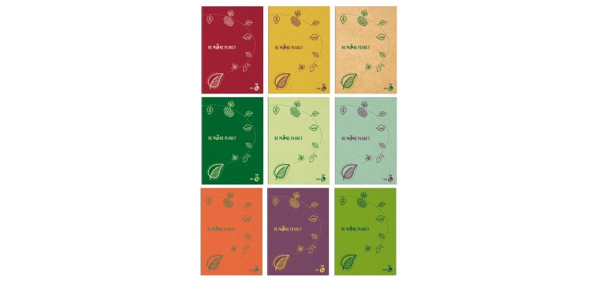 Maxiquaderno Be More Planet - A4 - 5 mm c/margine - 38 fogli - 80gr - BM