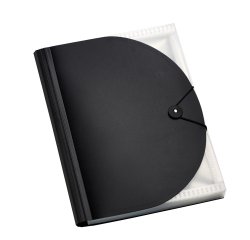 Portadocumenti Plastidea - a soffietto - 13 tasche - PP - A4 - nero - Iternet