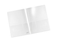 Cartellina doppia tasca Plastidea - PP - trasparente - Iternet - conf. 5 pezzi