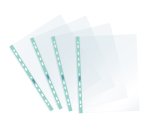 Buste forate Pastel - c/ banda - liscia - 22 x 30 cm - azzurro - Favorit - conf. 25 pezzi
