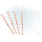 Buste forate Pastel - c/ banda - liscia -.22 x 30 cm - arancio - Favorit - conf. 25 pezzi