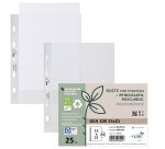 Buste forate Gea 100 - PP riciclato - buccia medium - 15 x 21 cm - Sei rota - conf. 25 pezzi