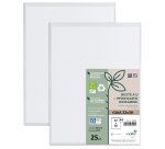 Buste a sacco Gaia - PP riciclato - 22 x 30 cm - buccia - trasparente - Sei rota - conf. 25 pezzi