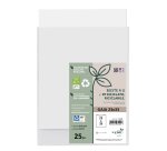 Buste a sacco Gaia - PP riciclato - 23 x 33 cm - buccia - trasparente - Sei rota - conf. 25 pezzi