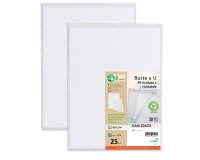 Buste a U Gaia - PP riciclato - buccia - 23 x 33 cm - Sei rota - conf. 25 pezzi