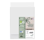 Buste a sacco Gaia - PP riciclato - 25 x 35 cm - buccia - trasparente - Sei rota - conf. 25 pezzi