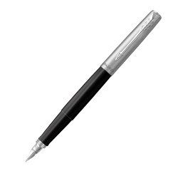 Penna stilografica Jotter Original - punta M - fusto nero - Parker