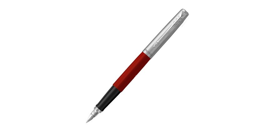 Penna stilografica Jotter Original - punta M - fusto rosso - Parker