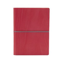 Taccuino Evo Ciak - 9 x 13 cm - fogli a righe - copertina rosso corallo - In Tempo