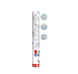 Sparacoriandoli Cannon - colori assortiti - metal iridescente - 8 mt - Big Party