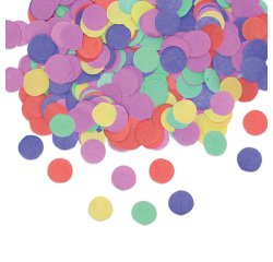 En_coriandoli - ø 2 cm - in carta - colori assort