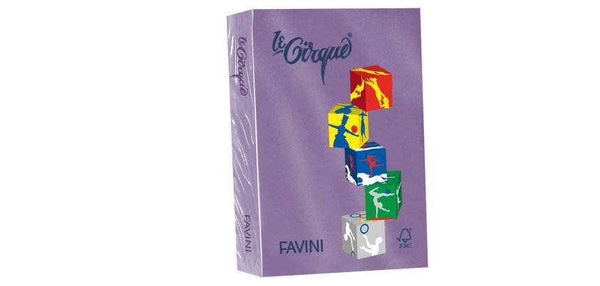 Carta Le Cirque - A4 - 80 gr - iris 220 - Favini - conf. 500 fogli