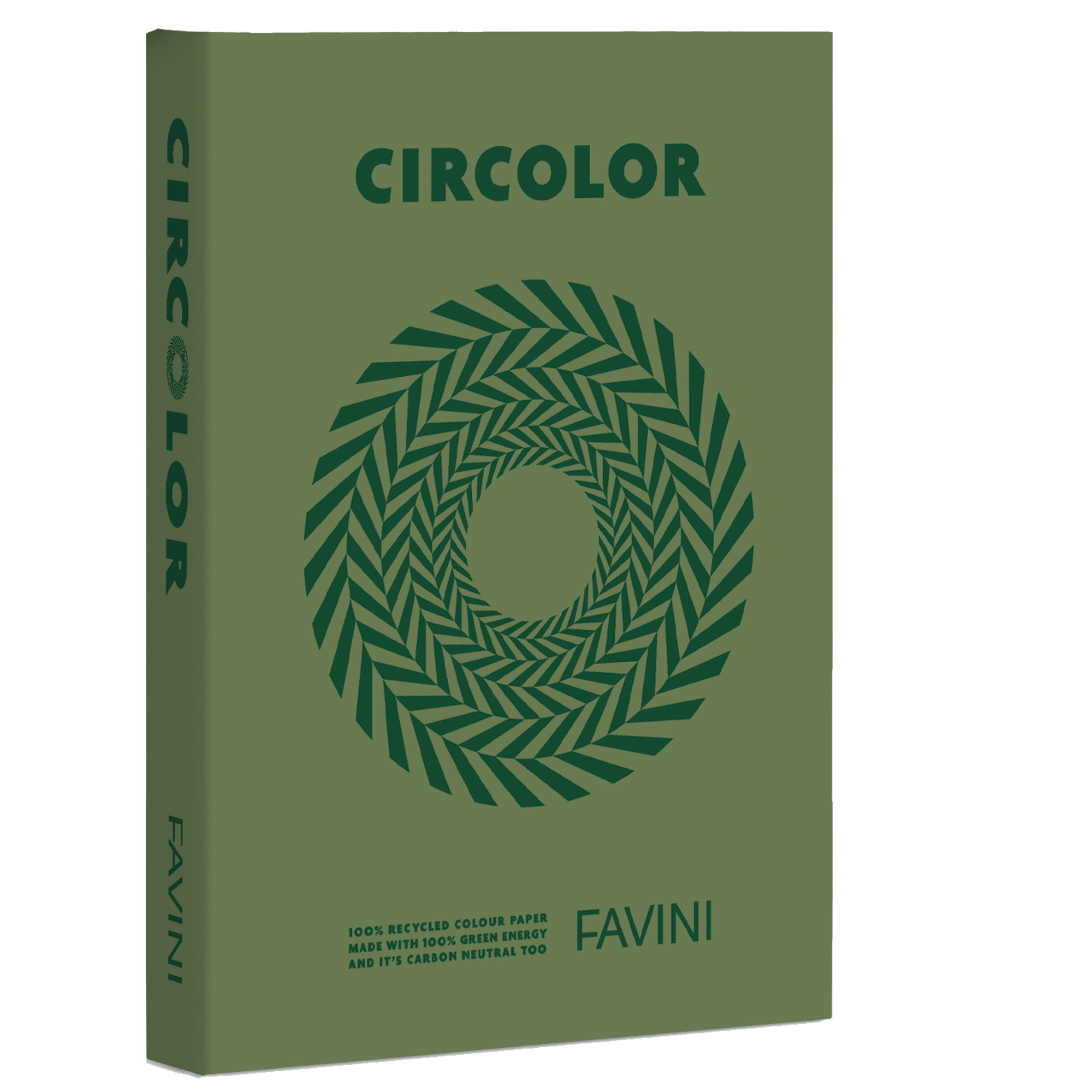 Carta Circolor - A4 - 80 gr - verde - Favini - conf. 500 fogli su