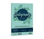 Carta Calligraphy Nature Remake - A4 - 120 gr - acquamarina - Favini - conf. 50 fogli
