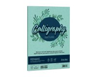 Carta Calligraphy Nature Remake - A4 - 120 gr - acquamarina - Favini - conf. 50 fogli