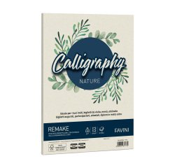 Carta Calligraphy Nature Remake - A4 - 120 gr - perla - Favini - conf. 50 fogli