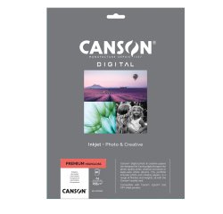 Carta Inkjet Premium - A4 - 255 gr - 20 fogli - lucida - Canson