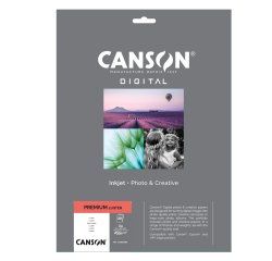 Carta Inkjet Premium - A4 - 255 gr - 20 fogli - lucida - Canson