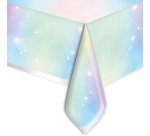 Tovaglia - plastica - 140 x 270 cm - colori soft rainbow - Big Party