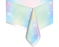 Tovaglia - plastica - 140 x 270 cm - colori soft rainbow - Big Party
