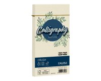 Busta Calligraphy Nature Crush - 110 x 220 mm - 90 gr - alga - Favini - conf. 25 pezzi