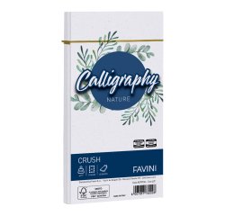 Busta Calligraphy Nature Crush - 110 x 220 mm - 120 gr - uva - Favini - conf. 25 pezzi