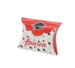 Scatolina portaconfetti - Laurea - carta - 10 x 8 x 3 cm - Big Party - conf.25 pezzi