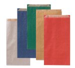 Sacchetti a soffietto - 8 x16+2,5 cm - colori scuri assortiti - Rex Sadoch - conf. 100 pezzi