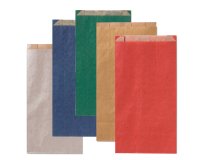 Sacchetto a soffietto - 14 x 28+5 cm - colori scuri assortiti - Rex Sadoch - conf. 100 pezzi