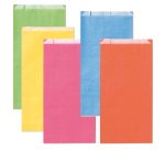 Sacchetto a soffietto - 8 x16+2,5 cm - colori chiari assortiti - Rex Sadoch - conf. 100 pezzi